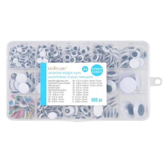 Adhesive Wiggle Eyes by Creatology™